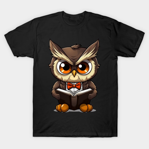 Owl teacher T-Shirt by javierparra